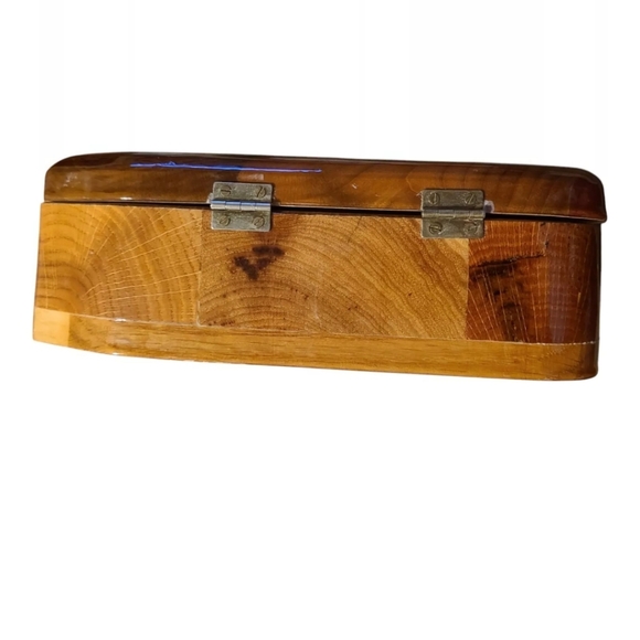 Boot Trinket Box Handcrafted Arthur Faison Jr Texas Cowboy Love Story Hinged - Picture 6 of 9